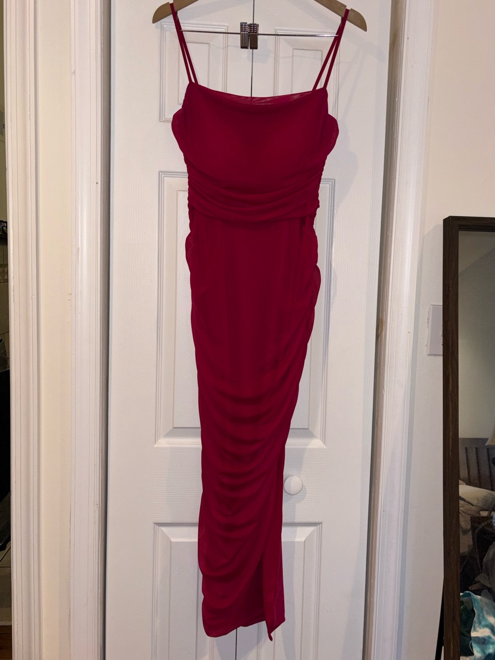 Express Midi Dress, Raspberry, medium - Picture 6 of 7